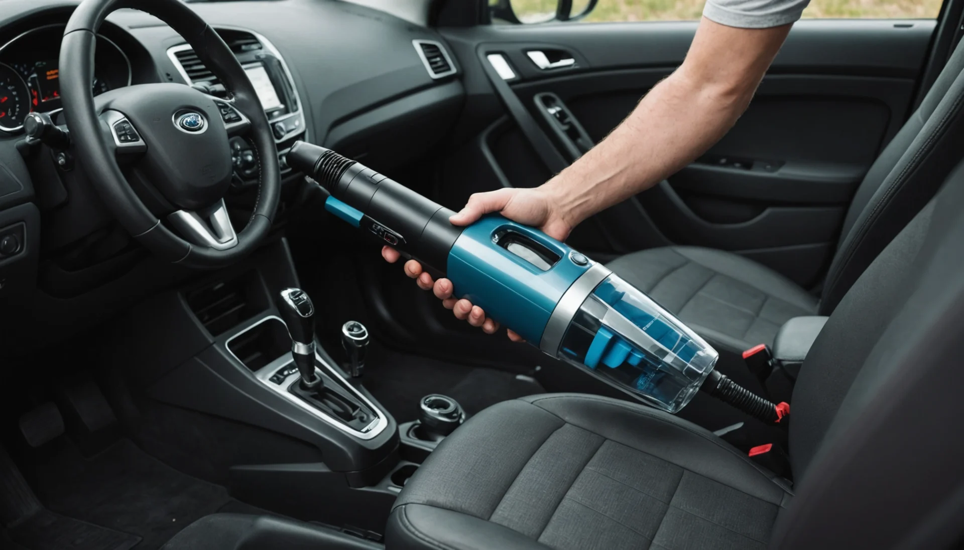 L’aspirateur spécial detailing auto pour atteindre les moindres recoins sans effort